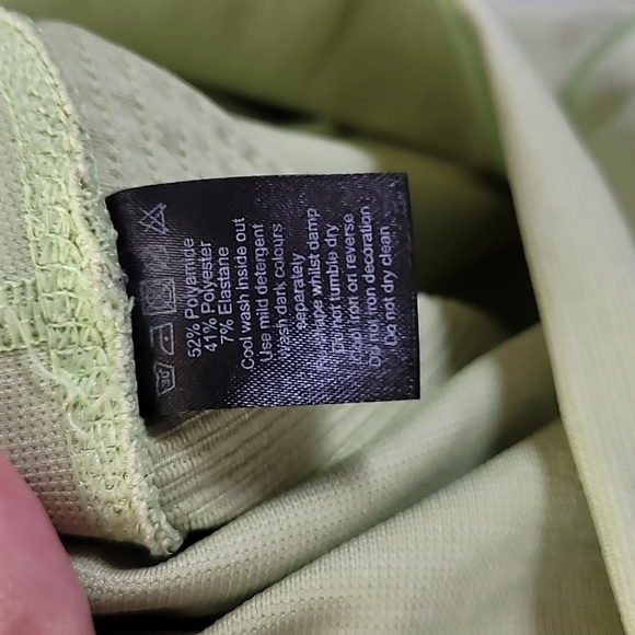 Neon Green Alphalete Workout Leggings A0025 - Picture 5 of 9